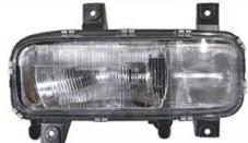 9738200961 HEAD LAMP LHD WITH PATTERN GLASS /ELECTRIC CABLE WITHOUT MOTOR/ FOG LAMP LH  for BENZ ATEGO 917 1998- ON