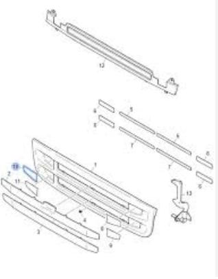 1900638 SELF-ADHESIVE TAPES RH for  SCANIA-SERIES 6 P/P  (2011-2017)